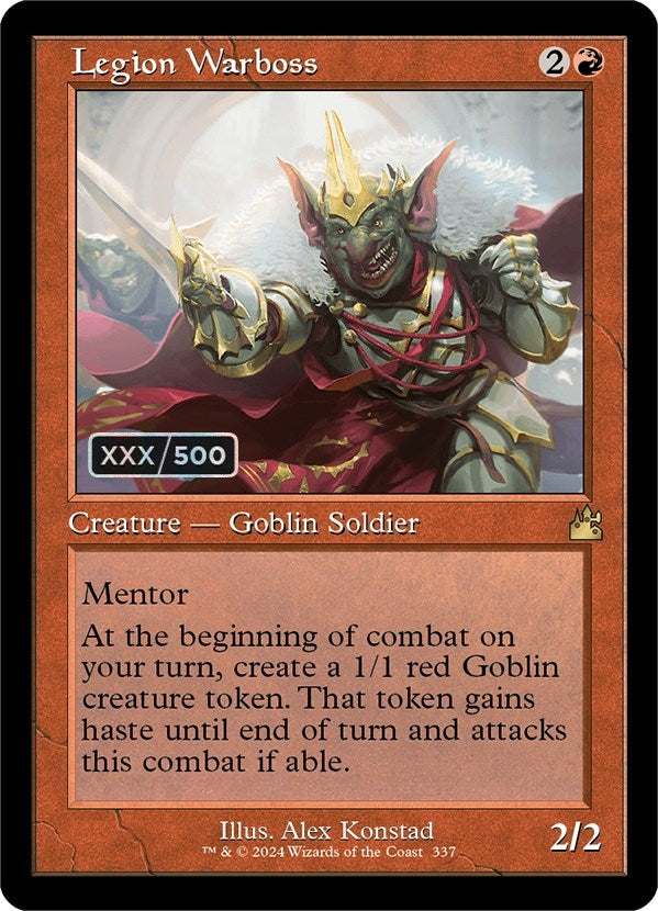 Image for Legion Warboss (Retro Frame) (Serial Numbered) (337) [Ravnica Remastered]