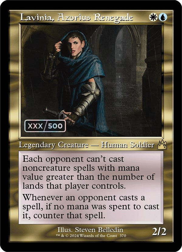 Image for Lavinia, Azorius Renegade (Retro Frame) (Serial Numbered) (370) [Ravnica Remastered]
