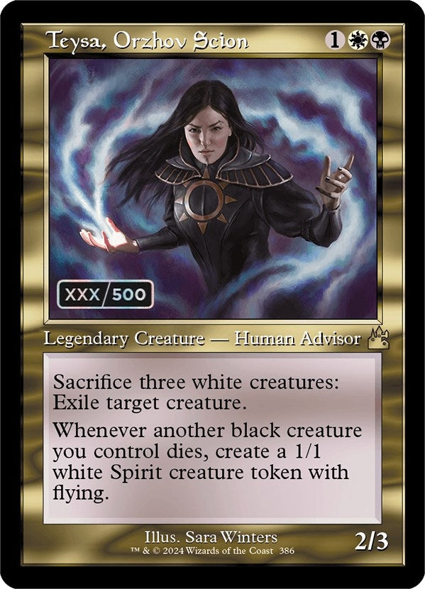 Image for Teysa, Orzhov Scion (Retro Frame) (Serial Numbered) (386) - Magic: The Gathering