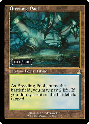 Image for Breeding Pool (Retro Frame) (Serial Numbered) (399) [Ravnica Remastered]