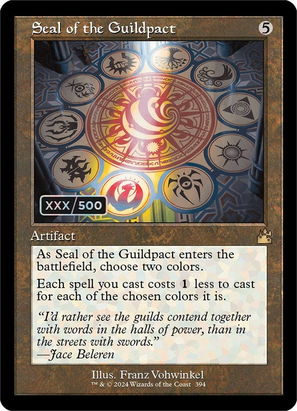 Image for Seal of the Guildpact (Retro Frame) (Serial Numbered) (394) [Ravnica Remastered]