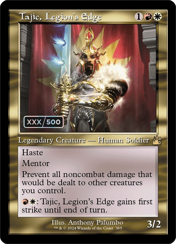 Image for Tajic, Legion's Edge (Retro Frame) (Serial Numbered) (385) - Magic: The Gathering