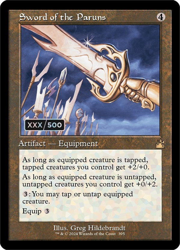 Image for Sword of the Paruns (Retro Frame) (Serial Numbered) (395) - Magic: The Gathering