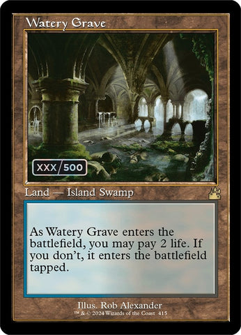Image for Watery Grave (Retro Frame) (Serial Numbered) (415) [Ravnica Remastered]