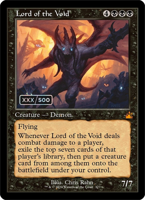 Image for Lord of the Void (Retro Frame) (Serial Numbered) (327) [Ravnica Remastered]