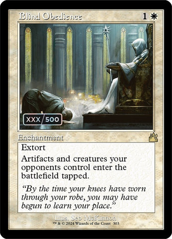 Image for Blind Obedience (Retro Frame) (Serial Numbered) (303) [Ravnica Remastered]