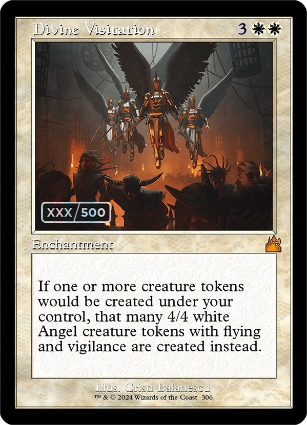 Image for Divine Visitation (Retro Frame) (Serial Numbered) (306) [Ravnica Remastered]