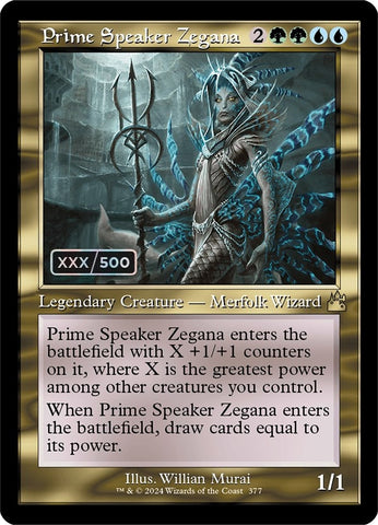 Image for Prime Speaker Zegana (Retro Frame) (Serial Numbered) (377) [Ravnica Remastered]