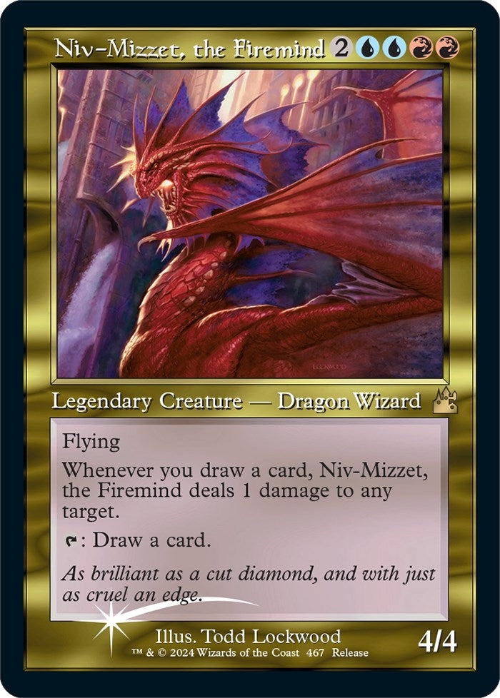 Image for Niv-Mizzet, the Firemind (Retro Frame) (467) [Launch Party & Release Event Promos]