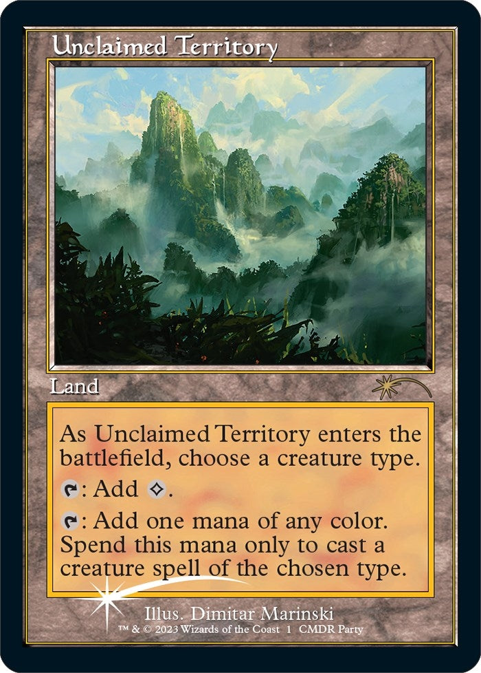 Image for Unclaimed Territory (Retro Frame) (1) [WPN & Gateway Promos]