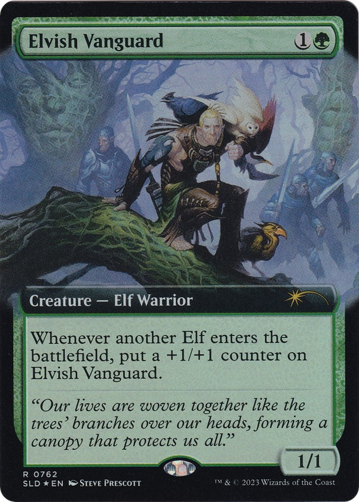 Image for Elvish Vanguard (Extended Art) (762) [Secret Lair Drop Series]