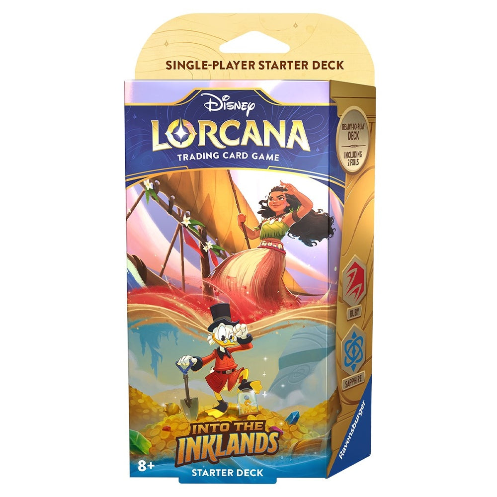 Image for Disney Lorcana: Into the Inklands Starter Deck (Ruby & Sapphire) [Into the Inklands]