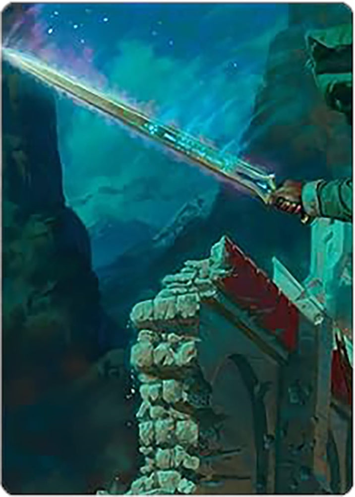 Image for Anduril, Narsil Reforged Art Card (1) [Art Series: Universes Beyond: The Lord of the Rings: Tales of Middle-earth]