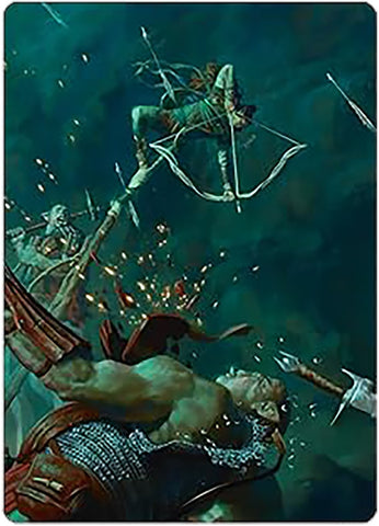 Image for Legolas's Quick Reflexes Art Card (3) [Art Series: Universes Beyond: The Lord of the Rings: Tales of Middle-earth]