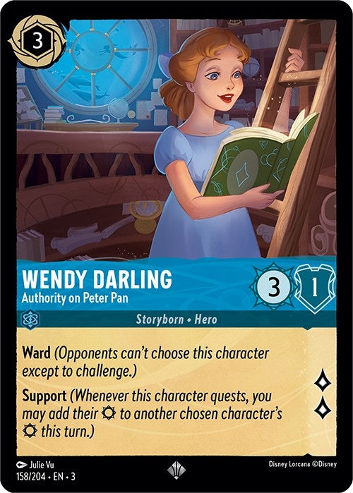 Image for Wendy Darling - Authority on Peter Pan (158/204) - Disney Lorcana
