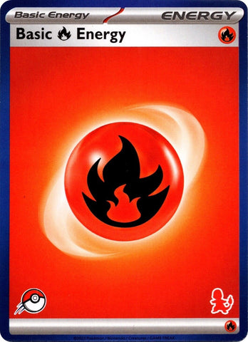 Image for Basic Fire Energy (Blue Border) - Pokemon