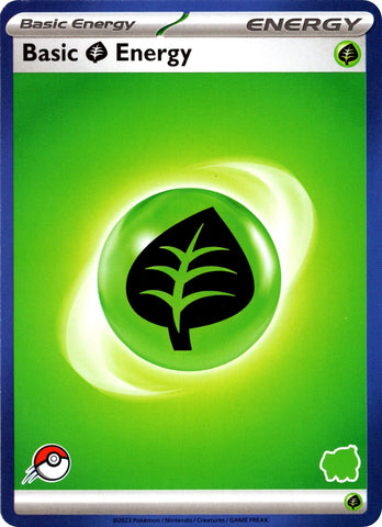 Image for Basic Grass Energy (Blue Border) - Pokemon
