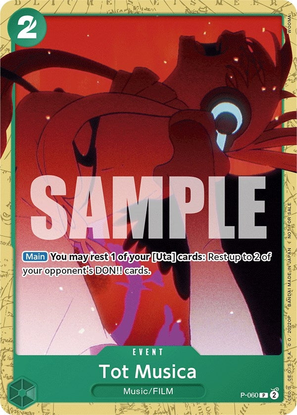 Image for Tot Musica (Starter Deck 11: Uta Deck Battle) (P-060) - One Piece Card Game