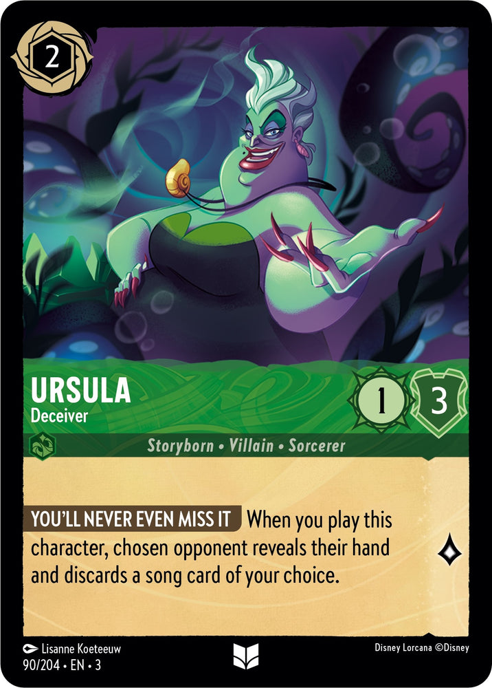 Image for Ursula - Deceiver (90/204) - Disney Lorcana