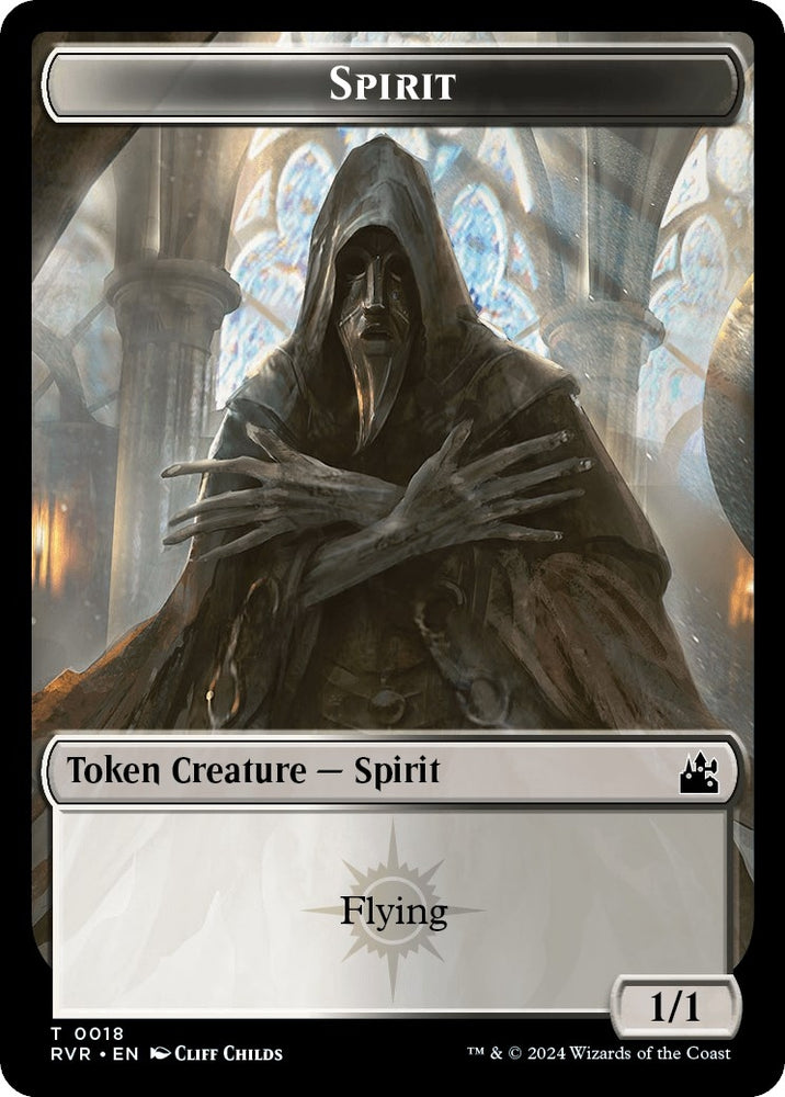 Image for Spirit (0018) // Beast Double-Sided Token (18 // 14) [Ravnica Remastered]