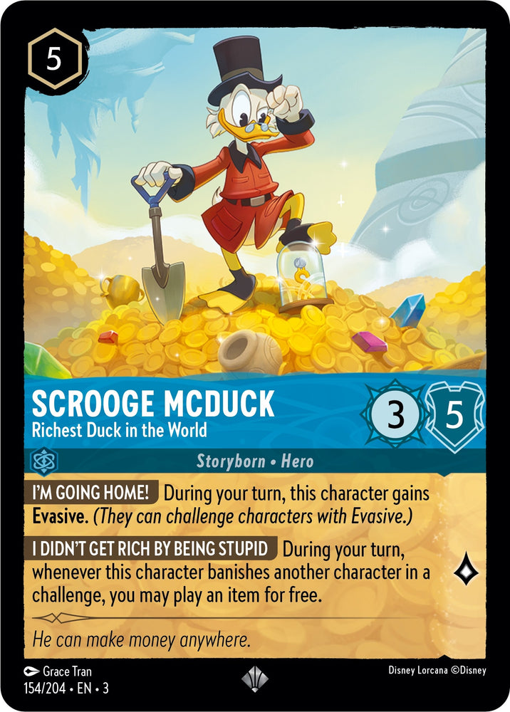 Image for Scrooge McDuck - Richest Duck in the World (154/204) - Disney Lorcana