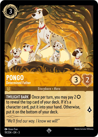 Image for Pongo - Determined Father (19/204) - Disney Lorcana