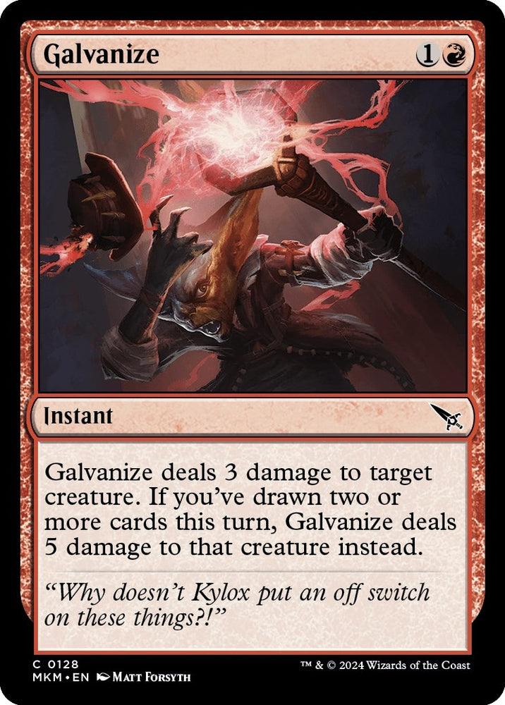 Image for Galvanize (128) [Murders at Karlov Manor]