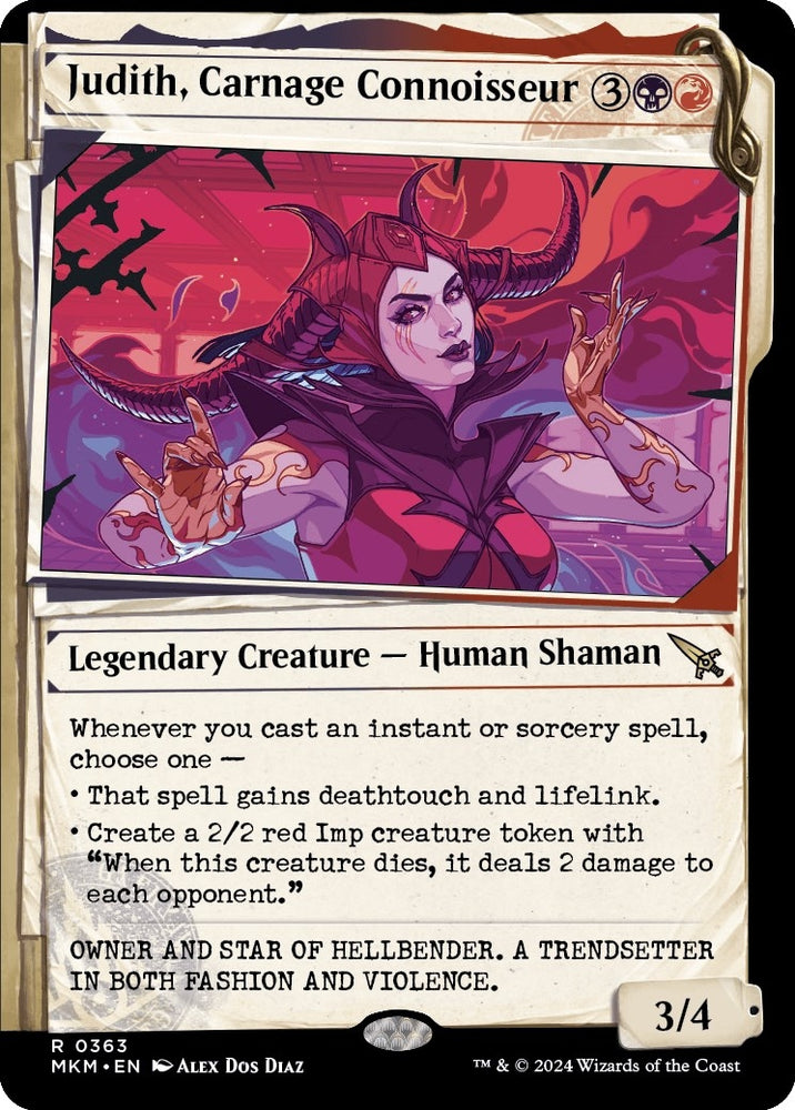 Image for Judith, Carnage Connoisseur (Showcase) (363) [Murders at Karlov Manor]