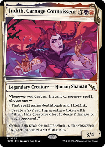 Image for Judith, Carnage Connoisseur (Showcase) (363) [Murders at Karlov Manor]