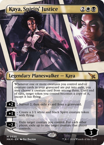 Image for Kaya, Spirits' Justice (Borderless) (335) [Murders at Karlov Manor]