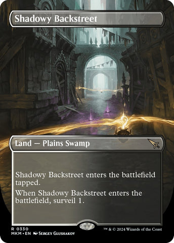Image for Shadowy Backstreet (Borderless) (330) [Murders at Karlov Manor]