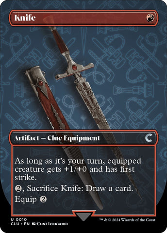 Image for Knife (Borderless) (10) [Ravnica: Clue Edition]