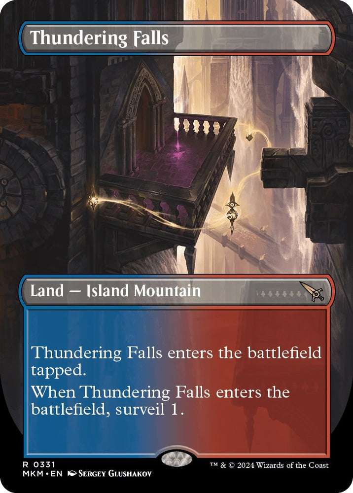 Image for Thundering Falls (Borderless) (331) [Murders at Karlov Manor]