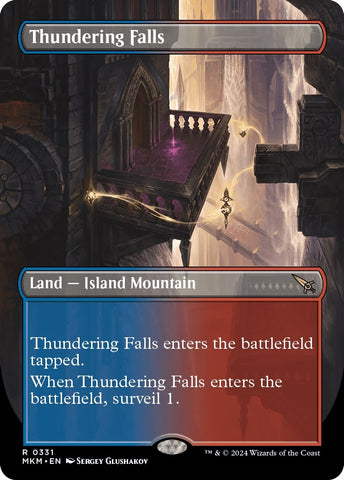 Image for Thundering Falls (Borderless) (331) [Murders at Karlov Manor]