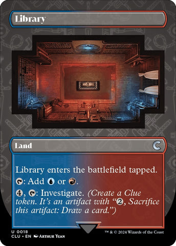 Image for Library (Borderless) (18) [Ravnica: Clue Edition]