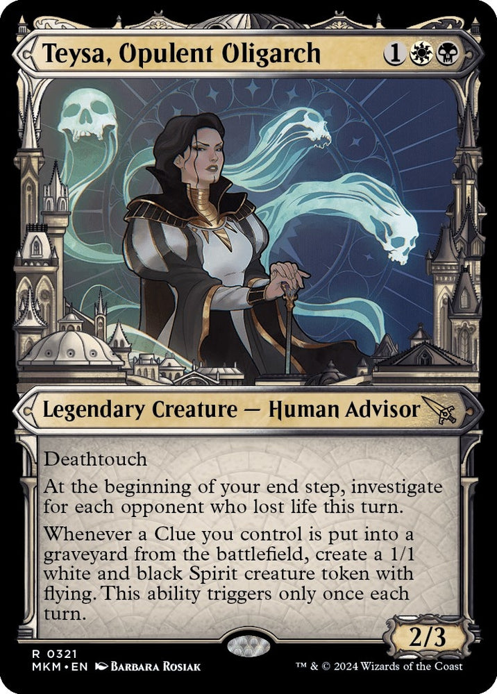 Image for Teysa, Opulent Oligarch (Showcase) (0321) (321) [Murders at Karlov Manor]