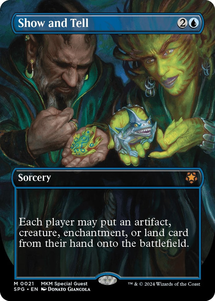 Image for Show and Tell (Borderless) (21) - Magic: The Gathering
