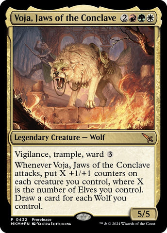 Image for Voja, Jaws of the Conclave (432) [Prerelease Cards]