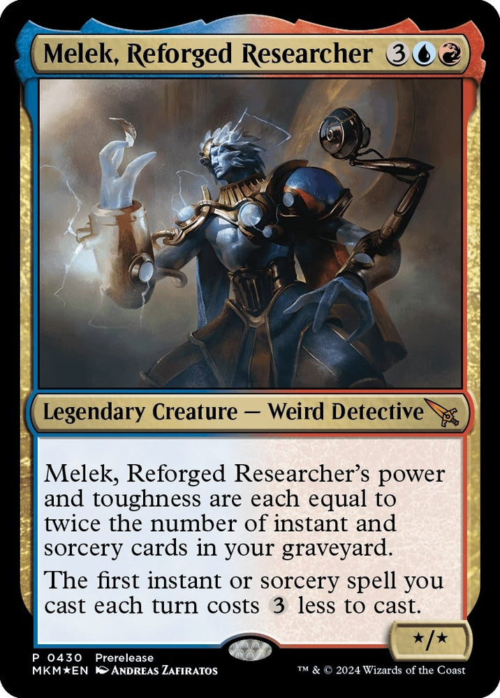 Image for Melek, Reforged Researcher (430) [Prerelease Cards]