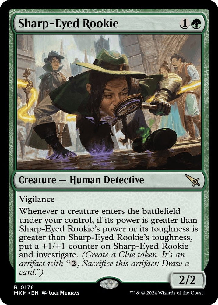 Image for Sharp-Eyed Rookie (176) [Murders at Karlov Manor]