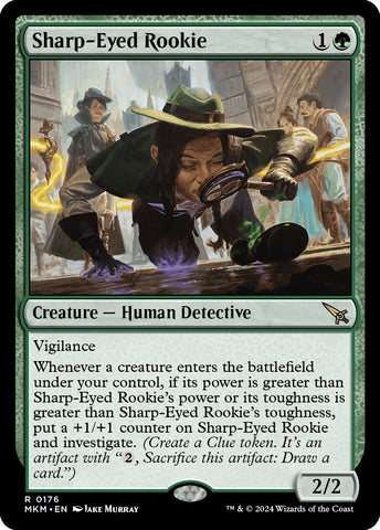 Image for Sharp-Eyed Rookie (176) [Murders at Karlov Manor]