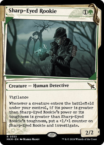 Image for Sharp-Eyed Rookie (Showcase) (353) [Murders at Karlov Manor]