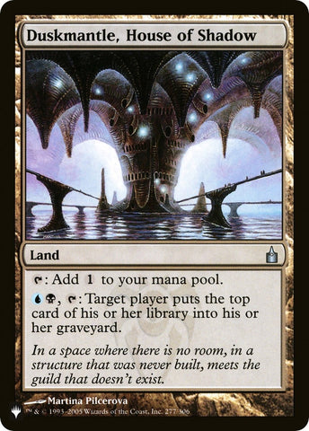 Image for Duskmantle, House of Shadow (277) [The List Reprints]