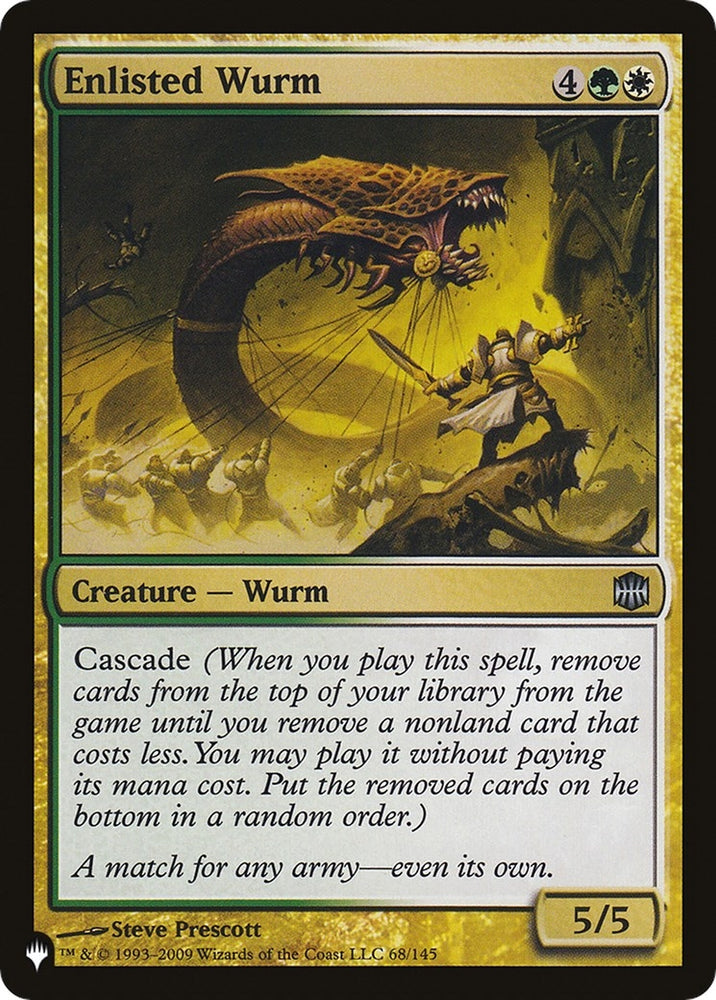 Image for Enlisted Wurm (68) [The List Reprints]