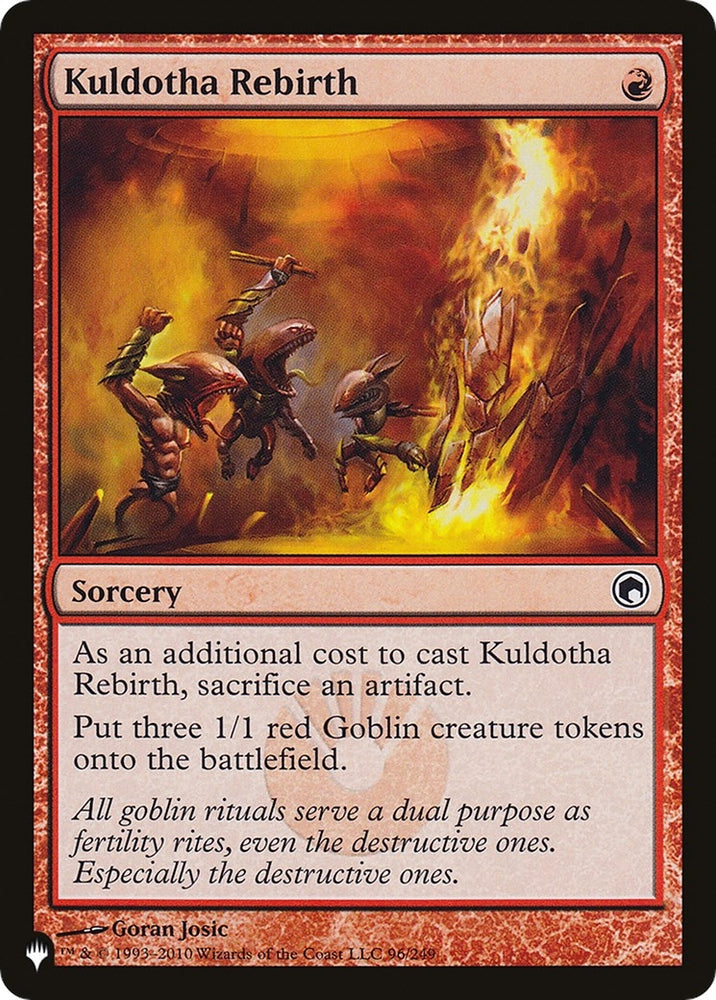 Image for Kuldotha Rebirth (96) [The List Reprints]