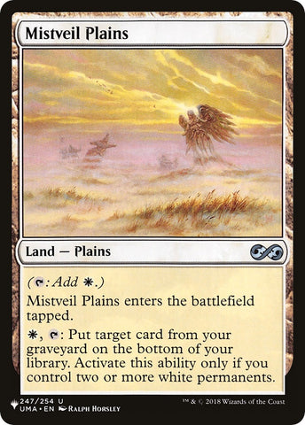 Image for Mistveil Plains (247) [The List Reprints]