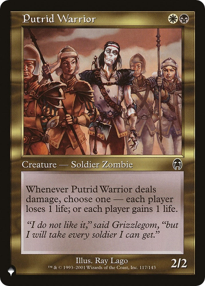 Image for Putrid Warrior (117) [The List Reprints]