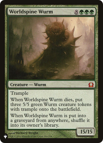 Image for Worldspine Wurm (140) [The List Reprints]