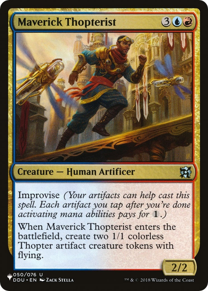 Image for Maverick Thopterist (DDU) (50) [The List Reprints]
