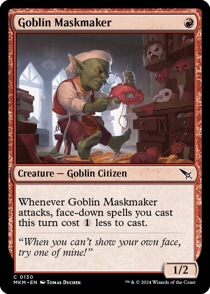 Image for Goblin Maskmaker (130) [Murders at Karlov Manor]